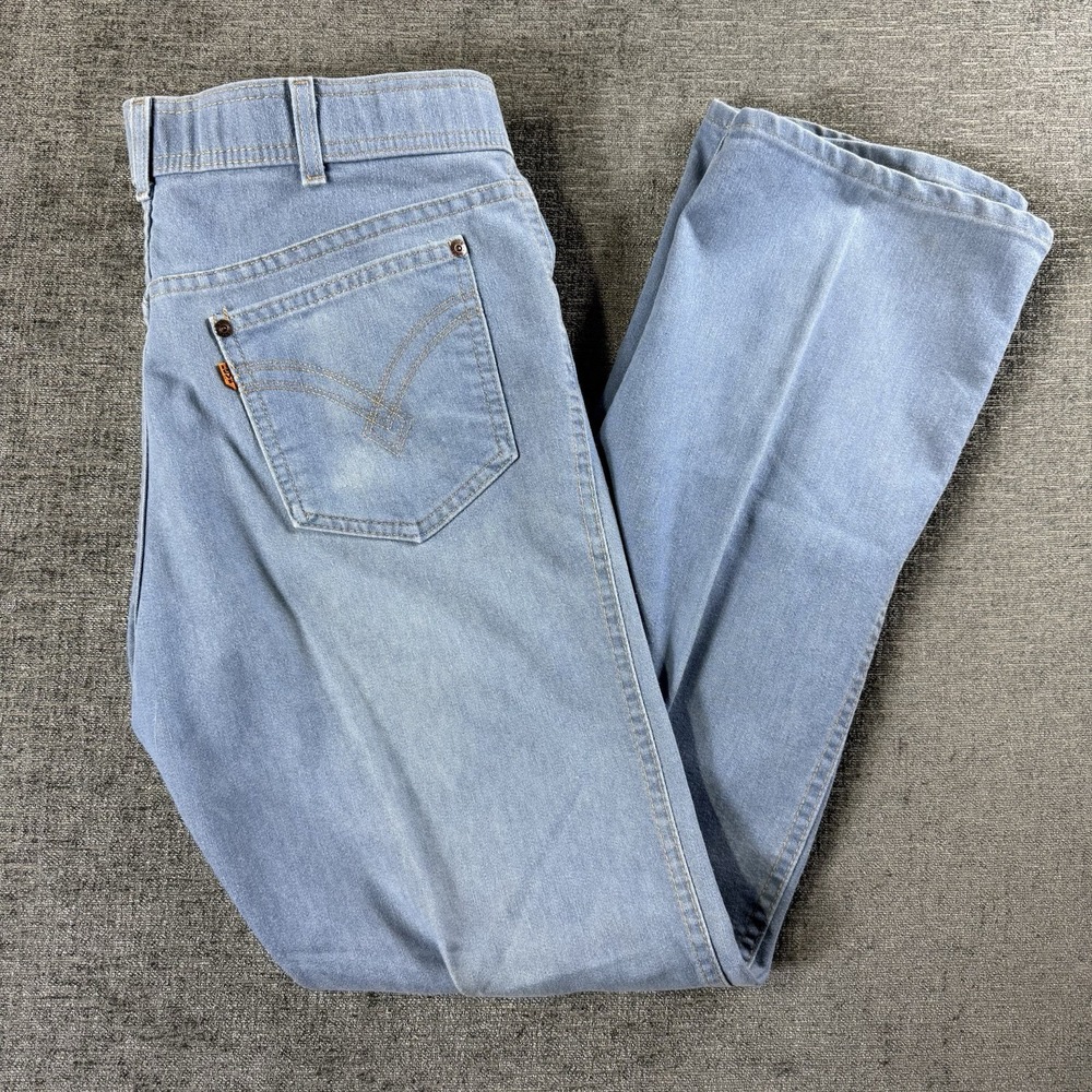 Vtg Levis Orange‎ Tab Jeans Mens 36x32* (34x30) Blue Denim W/ A Skosh More 80s